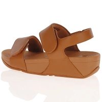 Fitflop - Lulu Adjustable Leather Sandals, Tan 2