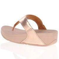Fitflop - Lulu Leather Toe-post Sandals, Rose Gold 2