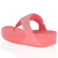 Fitflop - Lulu Shimmerlux Toe-Post Sandals, Rosy Coral 2