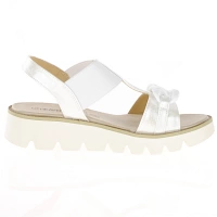 Heavenly Feet - Lulu T-Bar Sandals White / Pearl 3
