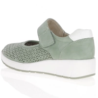 Jana - Low Wedge Shoes Green - 24664 2
