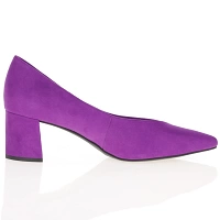 Marco Tozzi - Block Heeled Court Shoes Violet - 22416 3