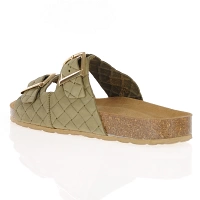 Marco Tozzi - Flat Mule Sandals Olive - 27405 2