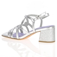 Marco Tozzi - Block Heeled Strappy Sandals Silver - 28359 2