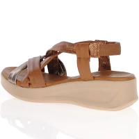Oh My Sandals - Slingback Wedge Sandals Brown Multi - 5406 2