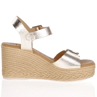 Oh My Sandals - High Wedge Sandals Gold - 5459 3
