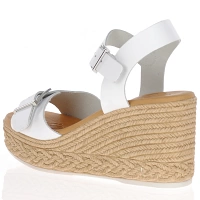 Oh My Sandals - High Wedge Sandals White - 5459 2