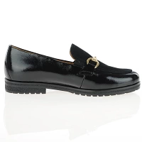 Gabor - Patent Leather Loafers Black - 041.97 3