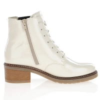 Remonte - Laced Boots Off White Patent - D1A72-80 3