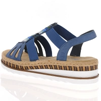 Rieker - Slingback Sandals Blue - V7909-12 2