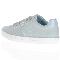 s.Oliver - Lace Up Trainers Light Blue - 23602 2