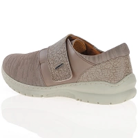 Softmode - Daba Velcro Strap Shoes, Taupe 2