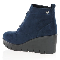 Susst - Bonnie Laced Wedge Boots, Navy 2