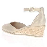 Tamaris - Low Wedge Shoes Champagne - 22309 2