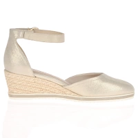 Tamaris - Low Wedge Shoes Champagne - 22309 3
