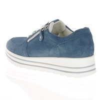 Waldlaufer - Lace Up Platform Shoes Denim Blue - 758008 2