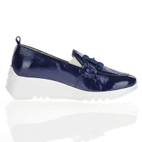 Wonders - Patent Leather Loafers Navy - 6723 3