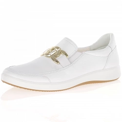 Ara - Roma Leather Loafers White - 23911