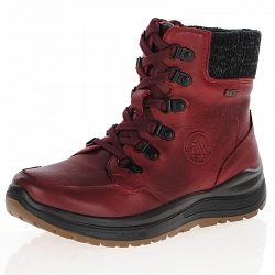 G-Comfort - Waterproof Laced Boots Dark Red -R-5584R