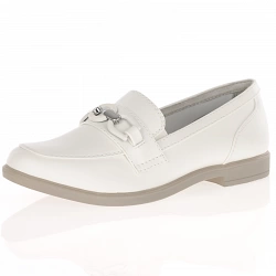 Jana - Flat Loafers Off White - 24261