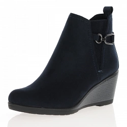 Marco Tozzi - Wedge Ankle Boots Navy - 25042
