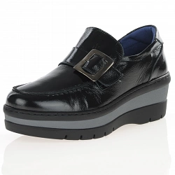Notton - Chunky Platform Loafers Black Patent - 2757