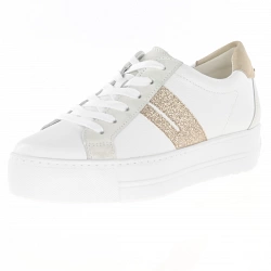 Paul Green - Leather Flatform Trainers White - 5330-066