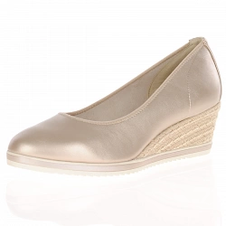 Tamaris - Vegan Wedge Shoes Pearl Gold - 22305