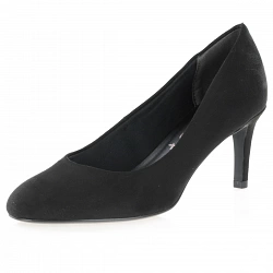 Tamaris - Vegan Heeled Court Shoes Black - 22416