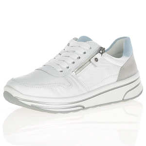 Ara - Leather Laced Shoes White - 32440