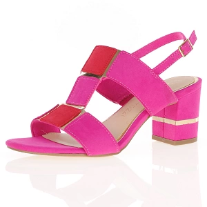 Marco Tozzi - Block Heeled Sandals Pink Combi - 28314