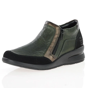 Rieker - Low Wedge Ankle Boots Green - L4851-52