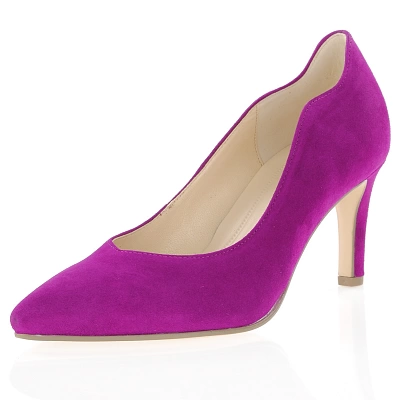 Gabor - Suede Heeled Court Shoes Orchid - 381.10 1