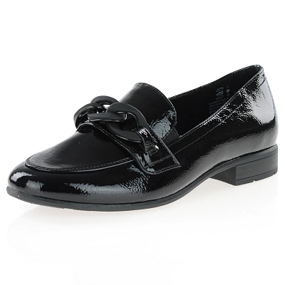 Jana - Flat Loafers Black Patent - 24260 1