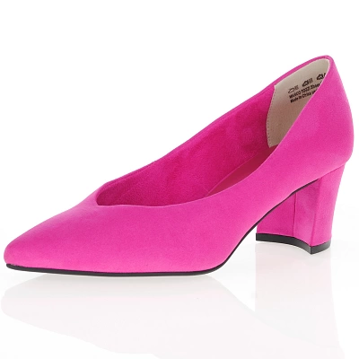 Marco Tozzi - Block Heeled Court Shoes Pink - 22416 1