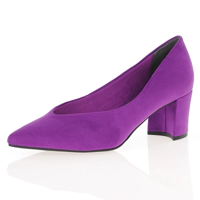Marco Tozzi - Block Heeled Court Shoes Violet - 22416 1