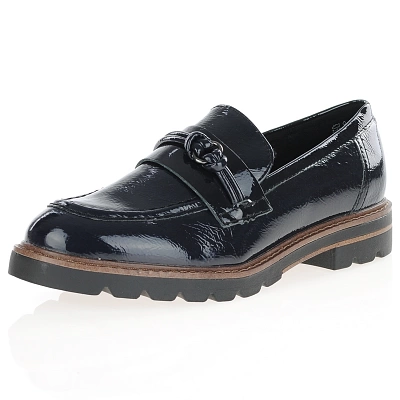 Marco Tozzi - Flat Loafers Dark Navy Patent - 24704 1