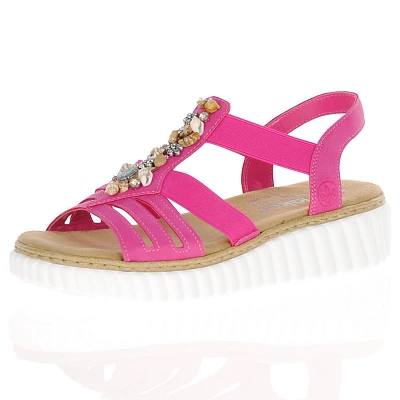 Rieker - Slingback Sandals Pink - 63249-31 1