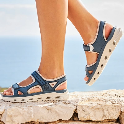 Rieker - Walking Sandals Blue - 64066-14 1